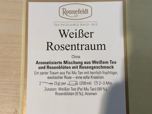 Weißer Rosentraum