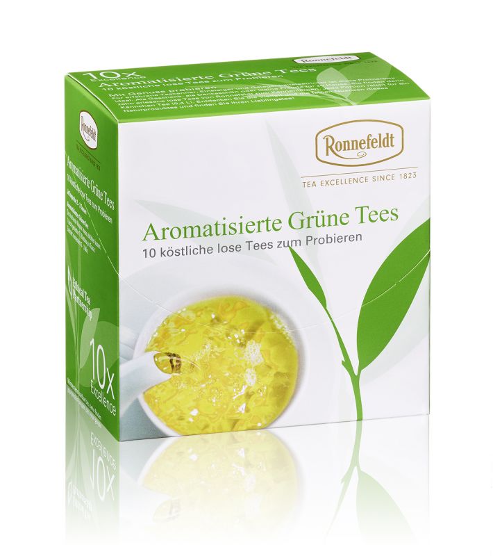 Probierbox Aromatisierte Grüne Tees - Teehaus Martin